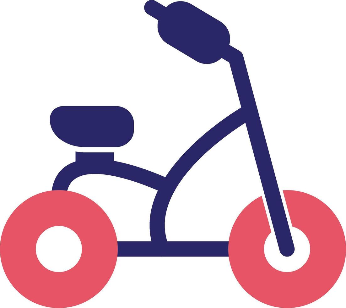 triciclo vector icono