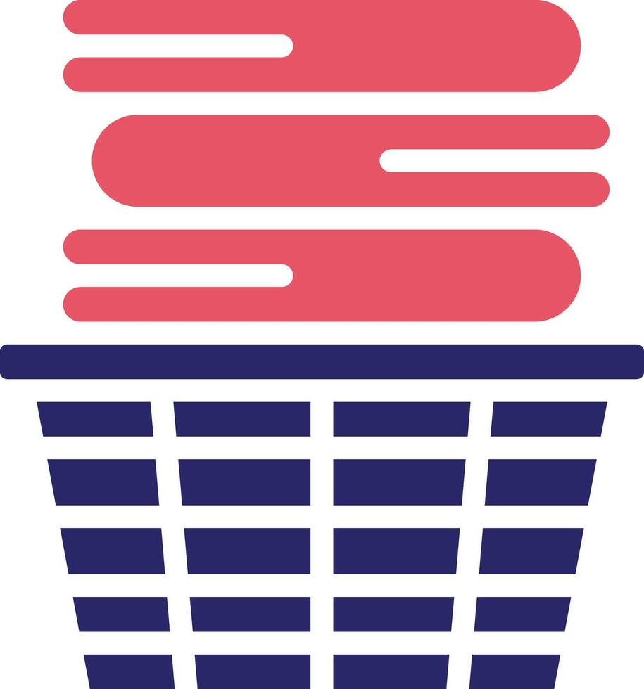 Clothes Basket Vector Icon