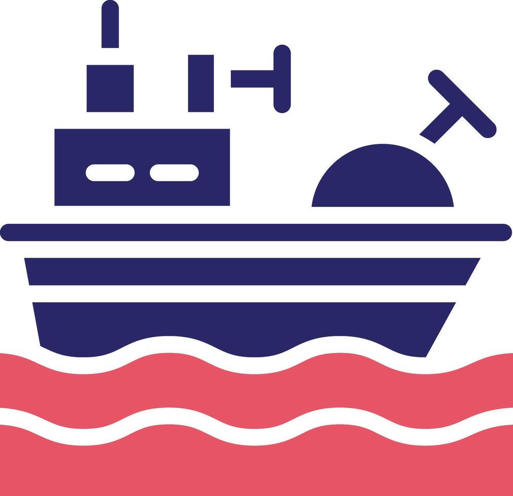 Army Ship Vector Icon