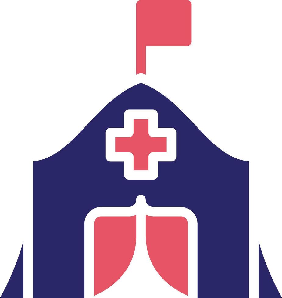 Refugee Camp Vector Icon