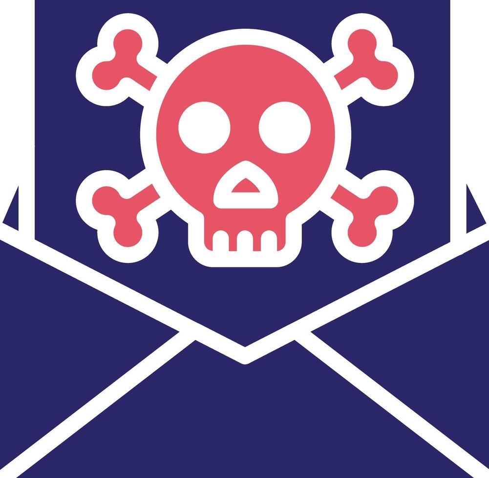 Email Hacked Vector Icon
