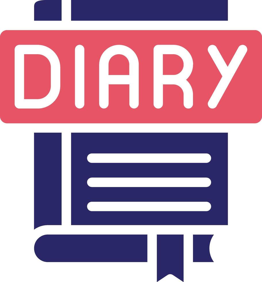 Diary Vector Icon
