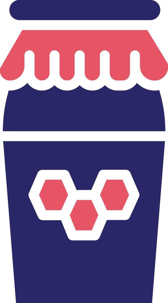 Honey Jar Vector Icon
