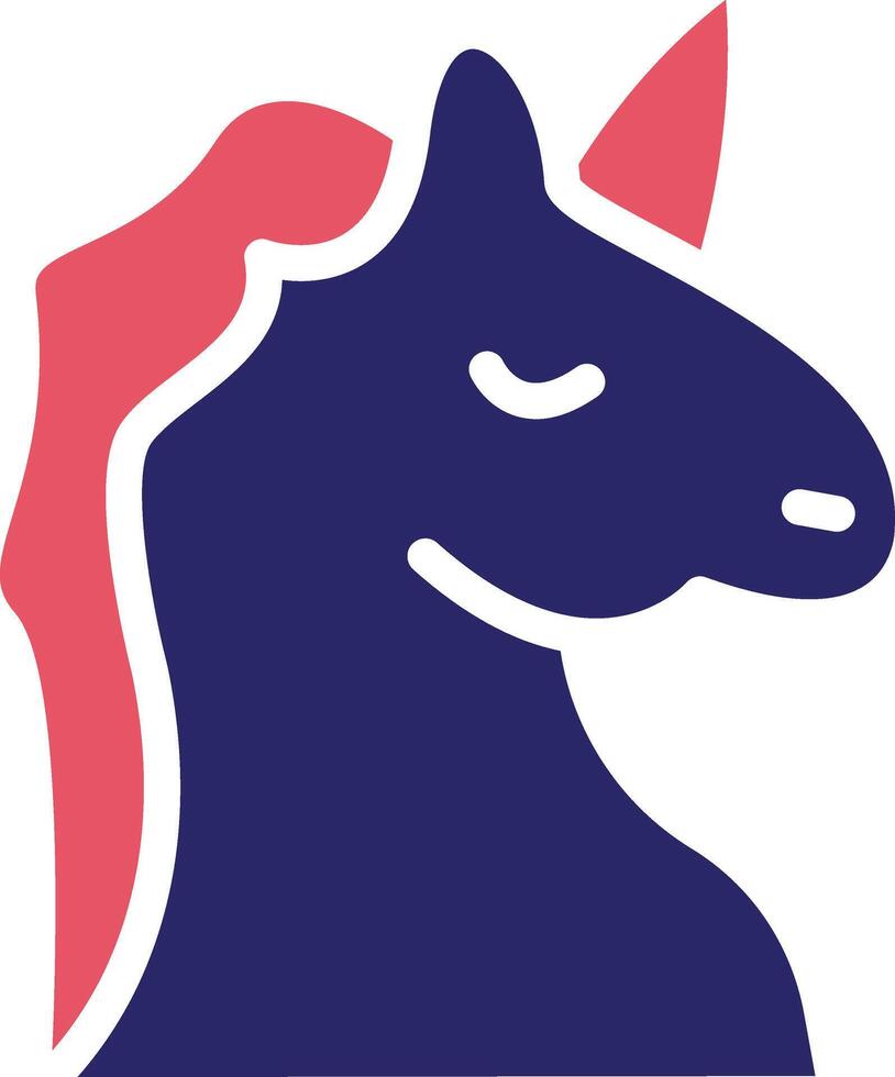 icono de vector de unicornio