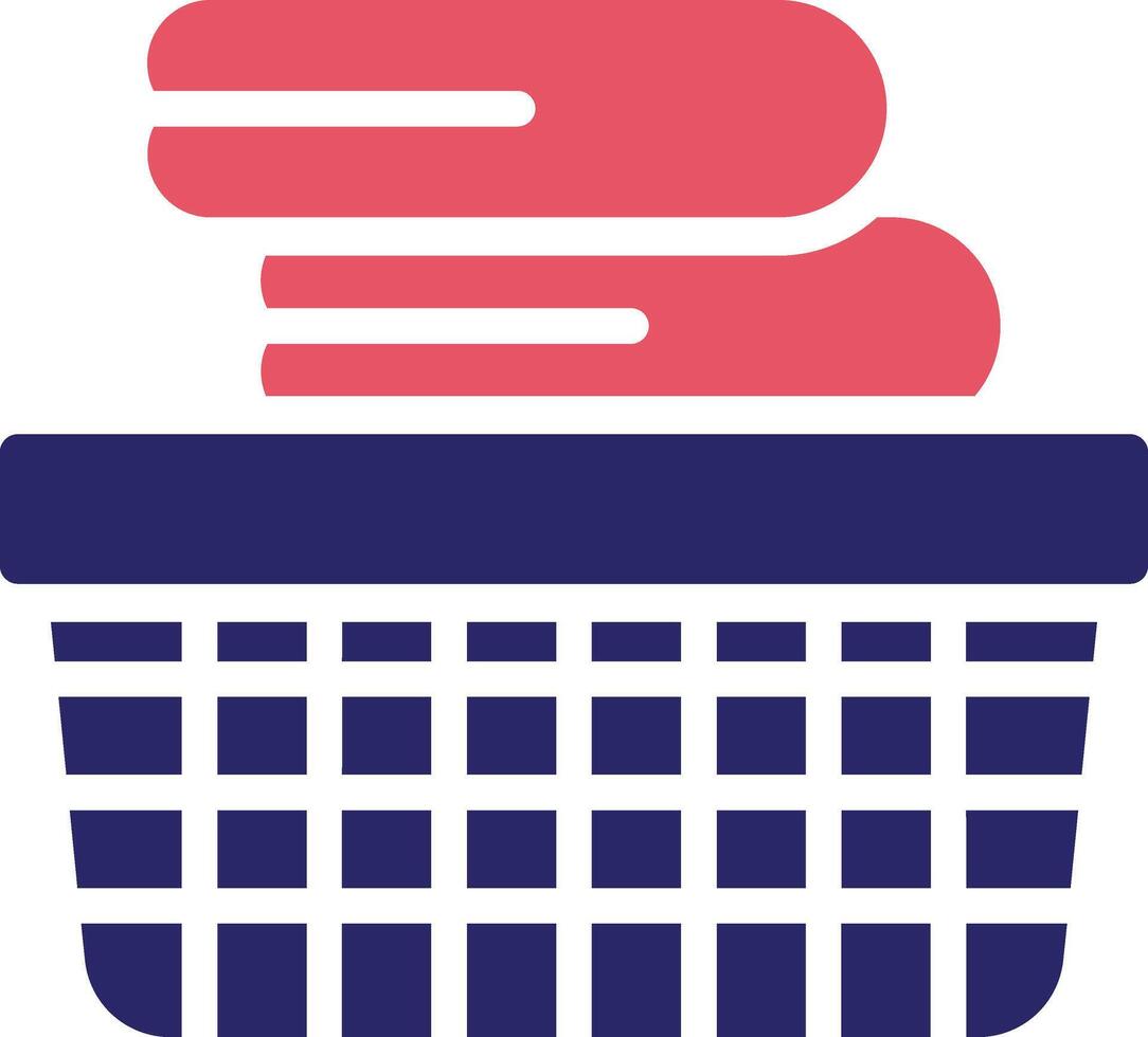 Laundry Basket Vector Icon