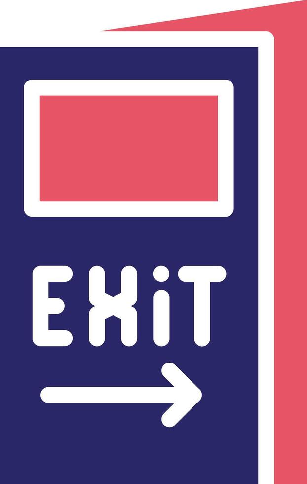 Emergency Exit Vector Icon