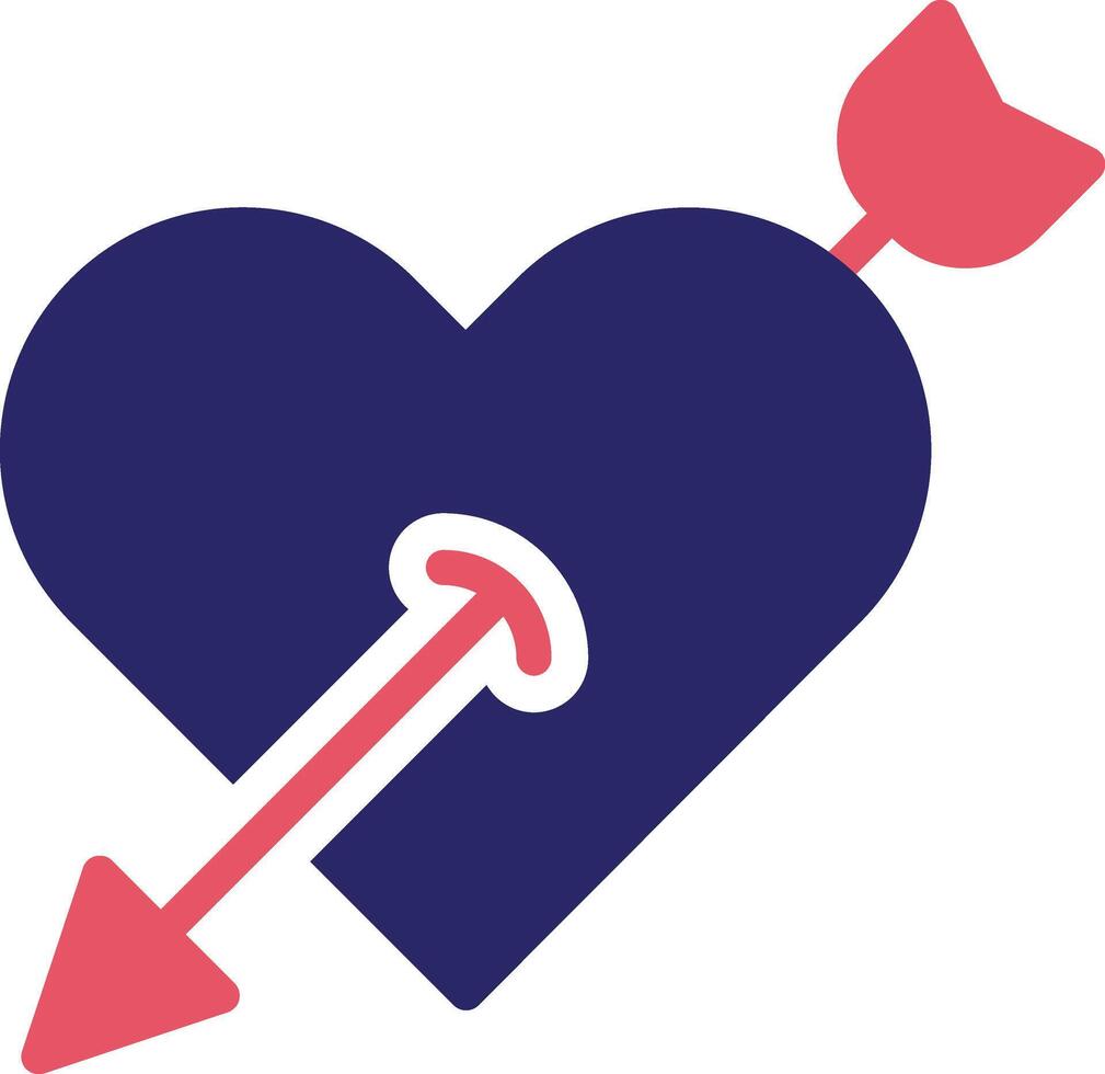 Heart Arrow Vector Icon