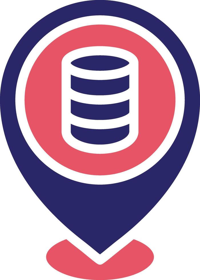 Server Location Vector Icon