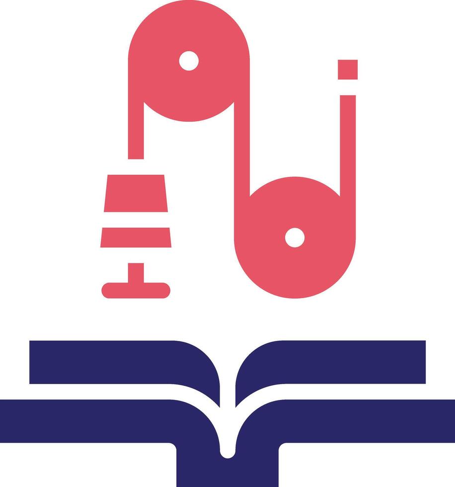 Physics Book Vector Icon