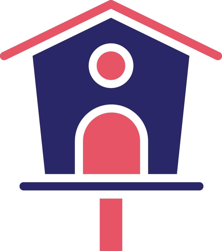 Bird House Vector Icon