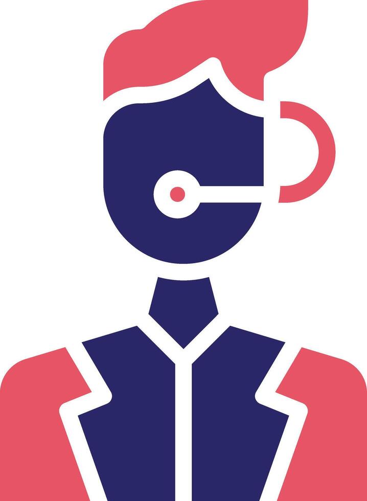 Customer Service Agent Vector Icon