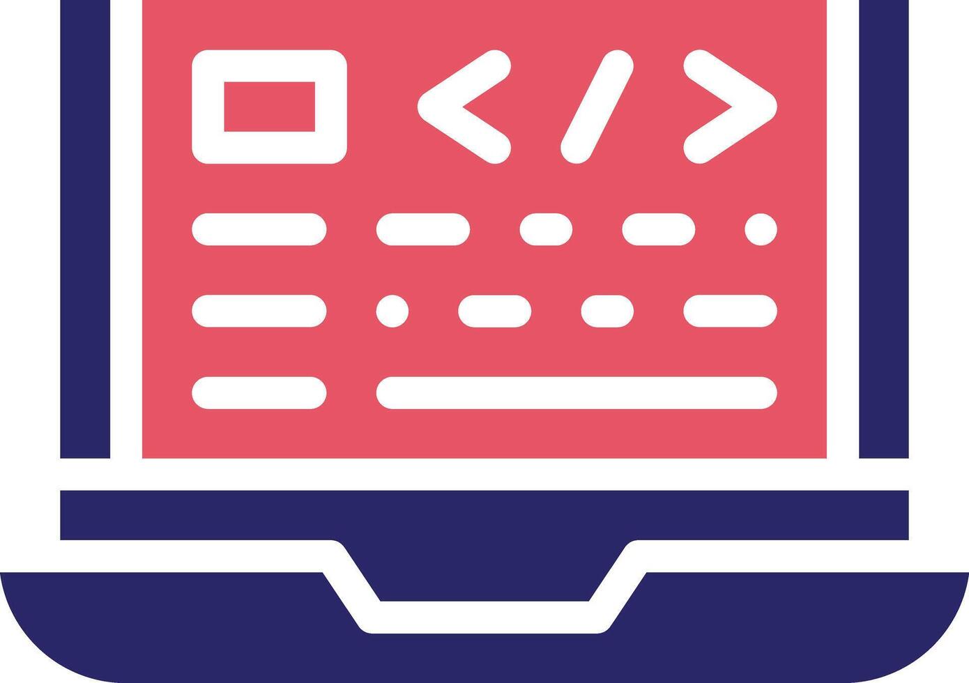 Web Coding Vector Icon