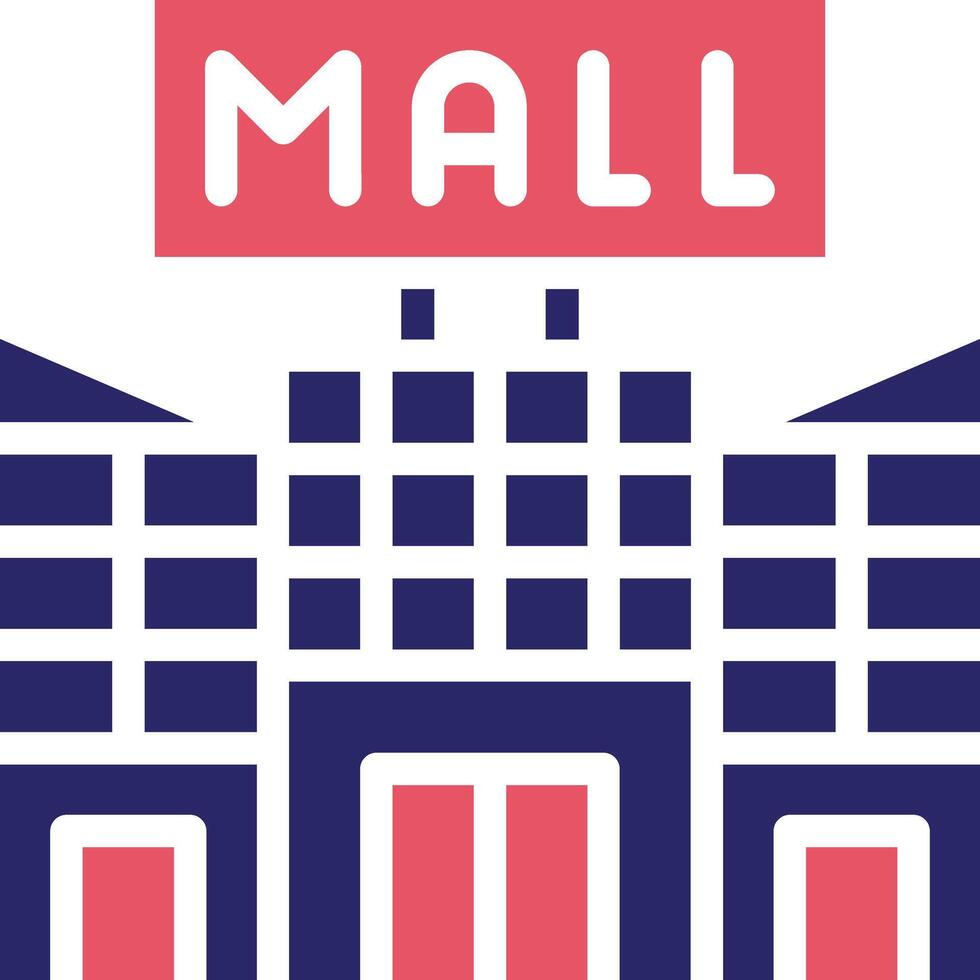 Shopping Mall Vector Icon