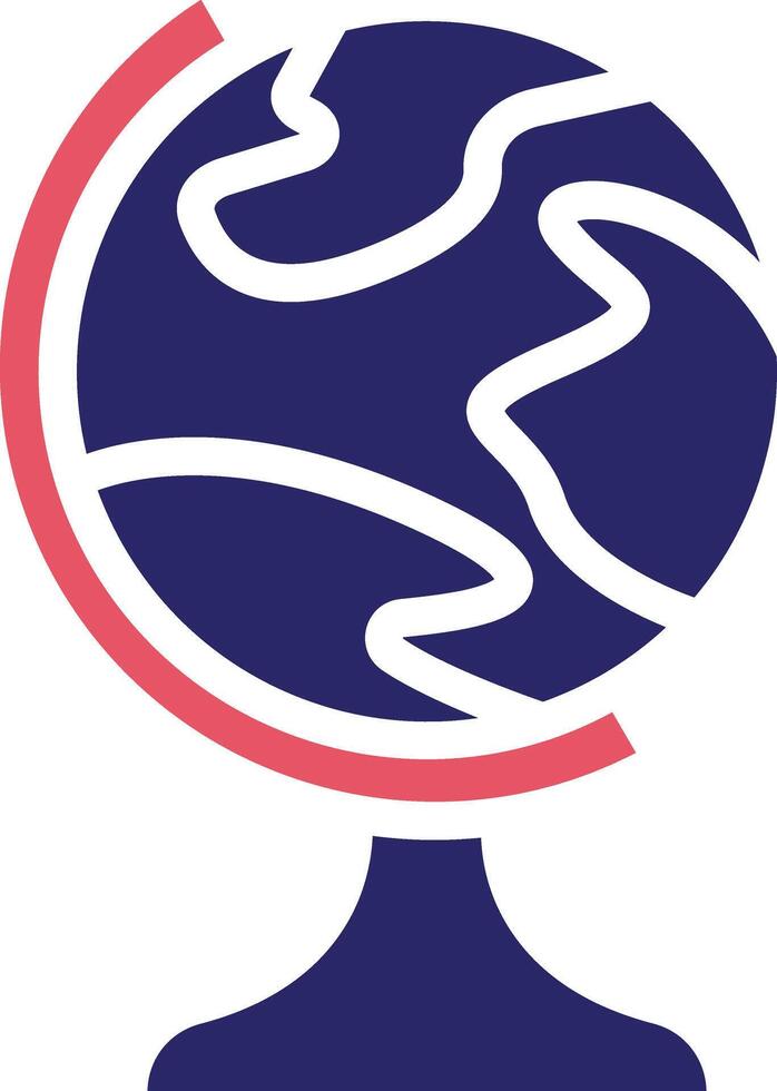 Globe Stand Vector Icon
