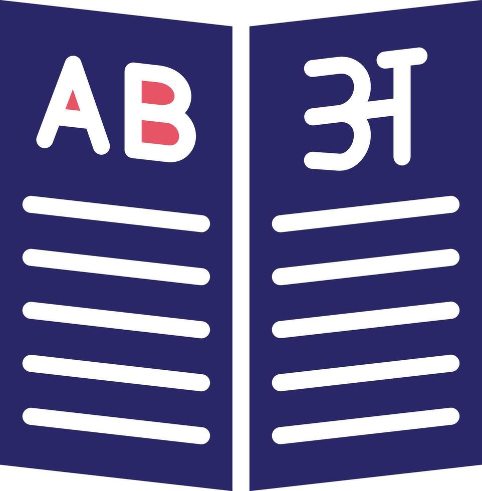 Language Learning Vector Icon