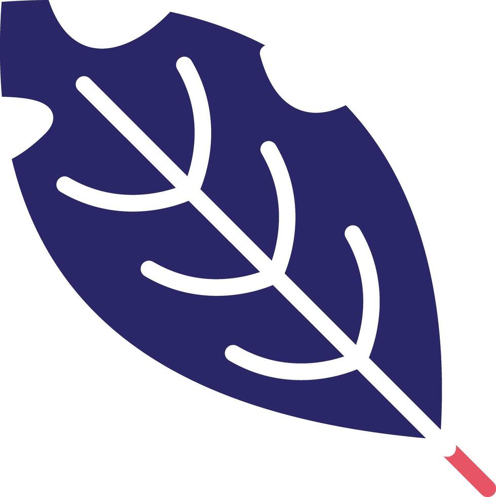 Dry Leaves Vector Icon