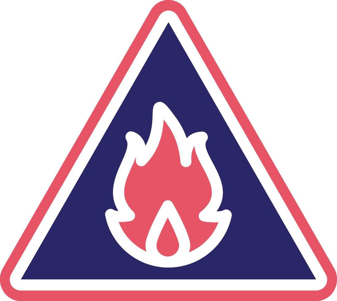 Flammable Vector Icon