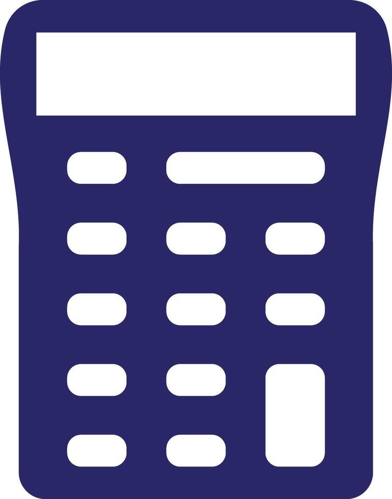 icono de vector de calculadora