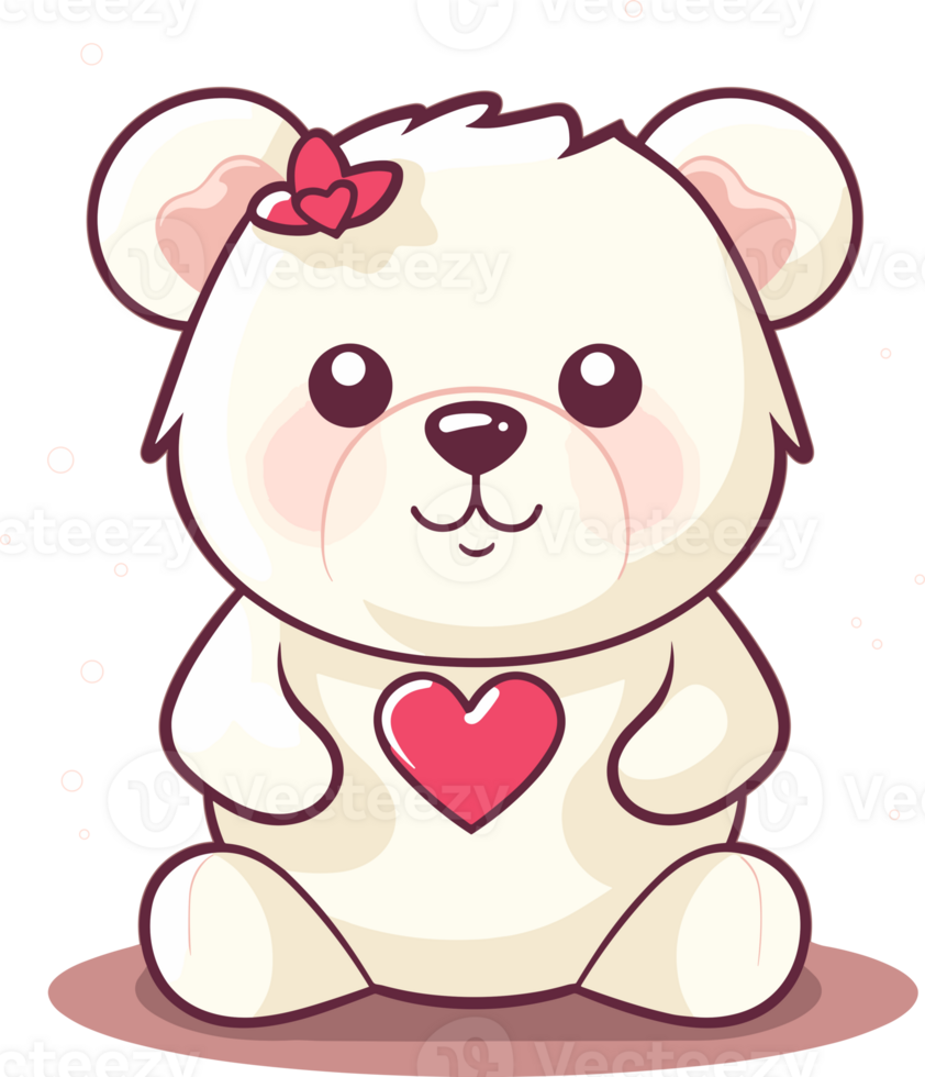 Heartfelt Teddy Bear Charm png