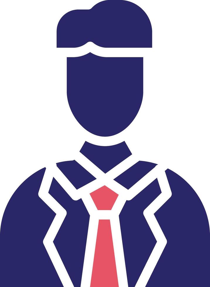 Male Financial Advisor Vector Icon