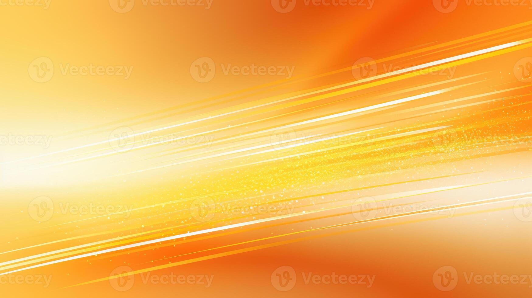 AI generated Glittery yellow and orange concentration line background, Ai Generated. photo