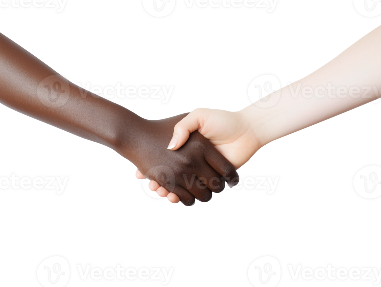 AI generated Hands shake photo png