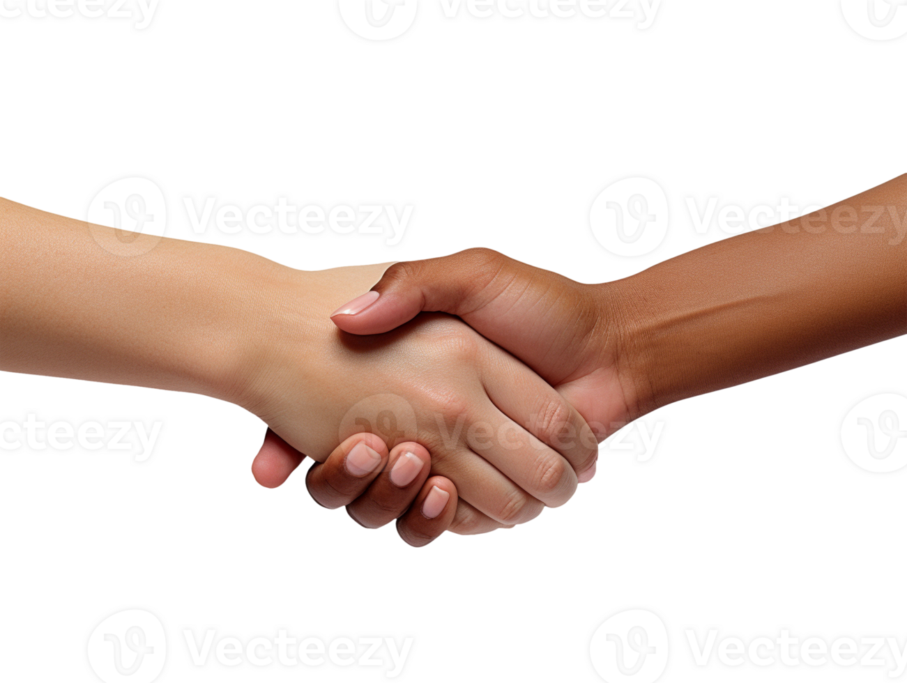 AI generated Hands shake photo png