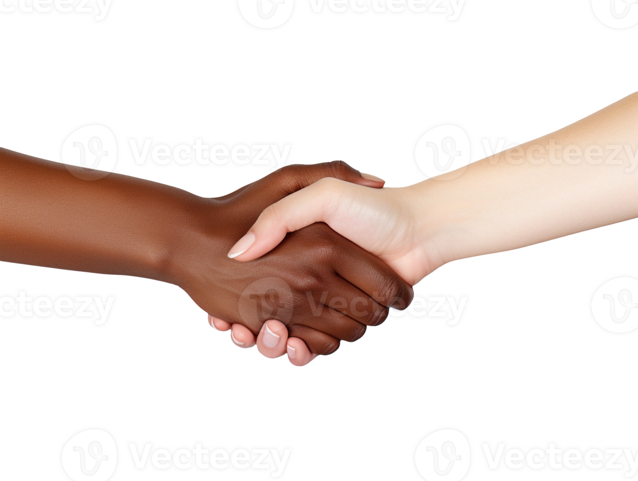 AI generated Hands shake photo png