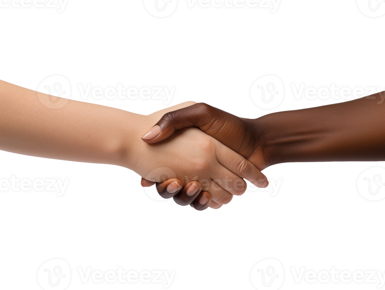 AI generated Hands shake photo png