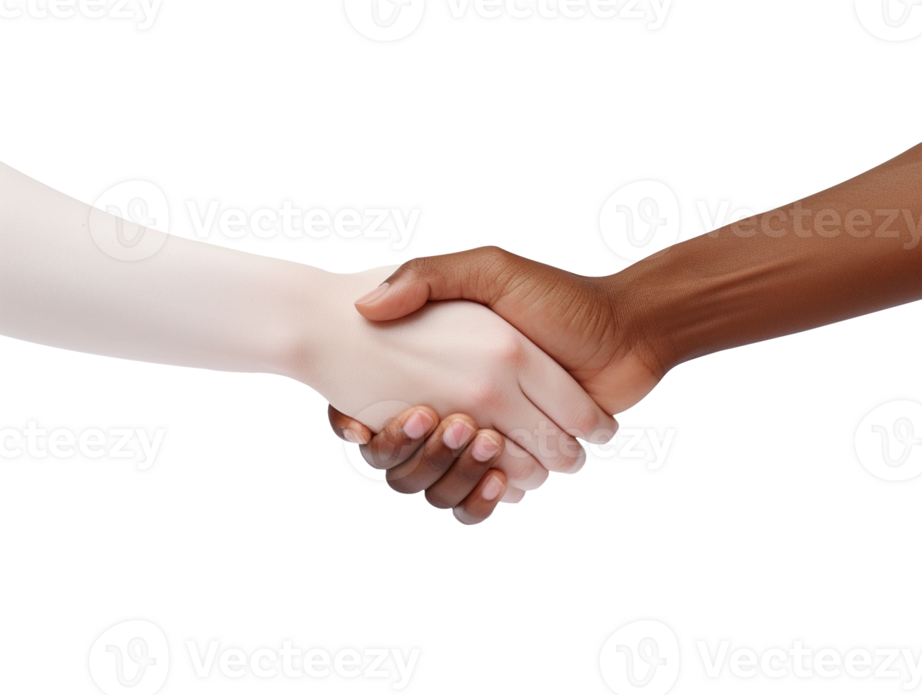 AI generated Hands shake photo png