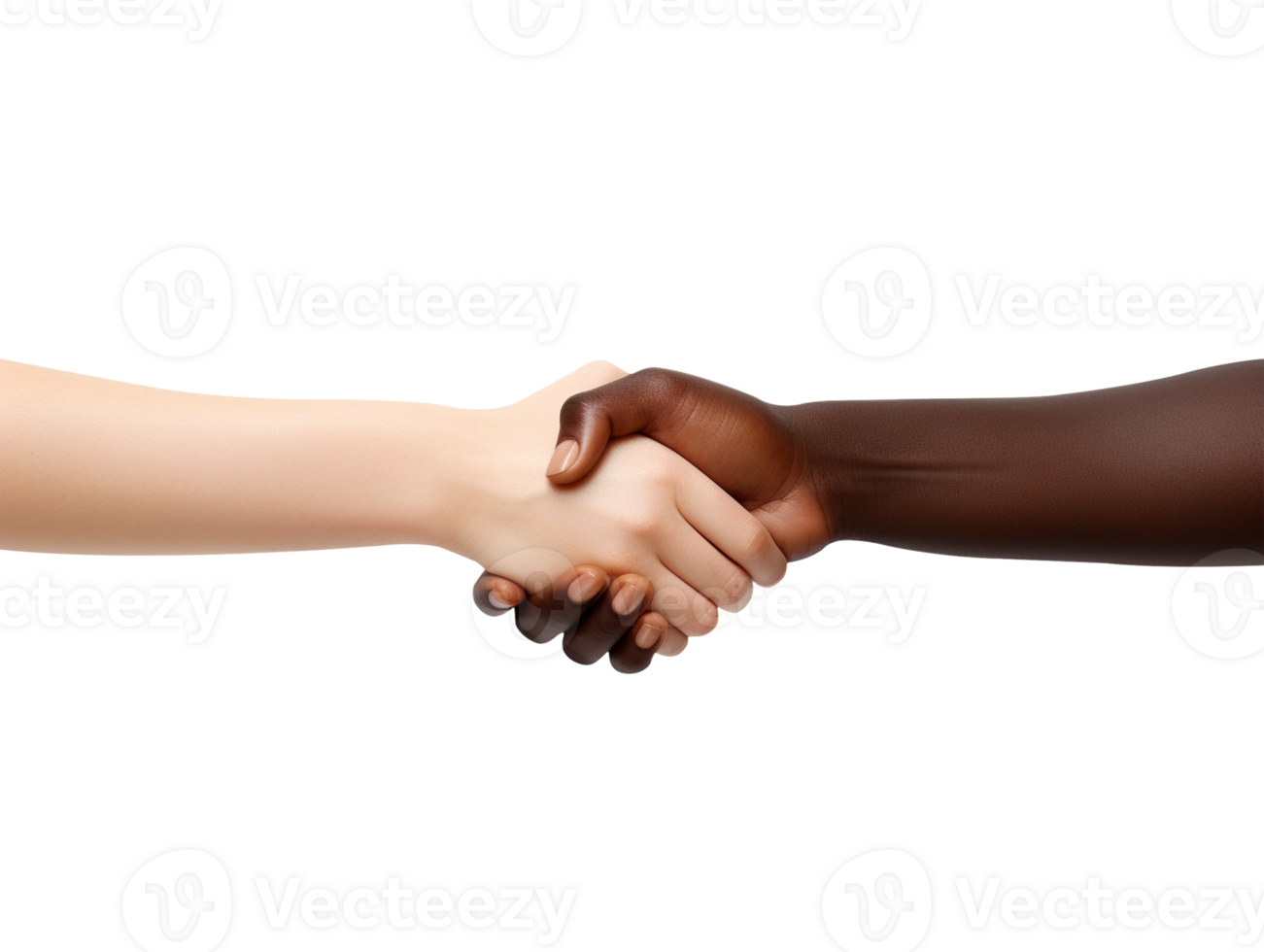 AI generated Hands shake photo png