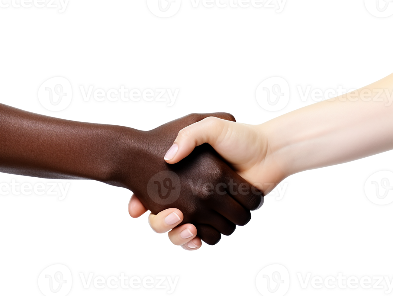 AI generated Hands shake photo png