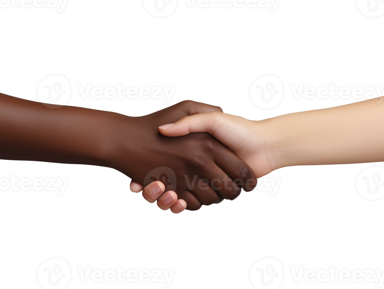 AI generated Hands shake photo png