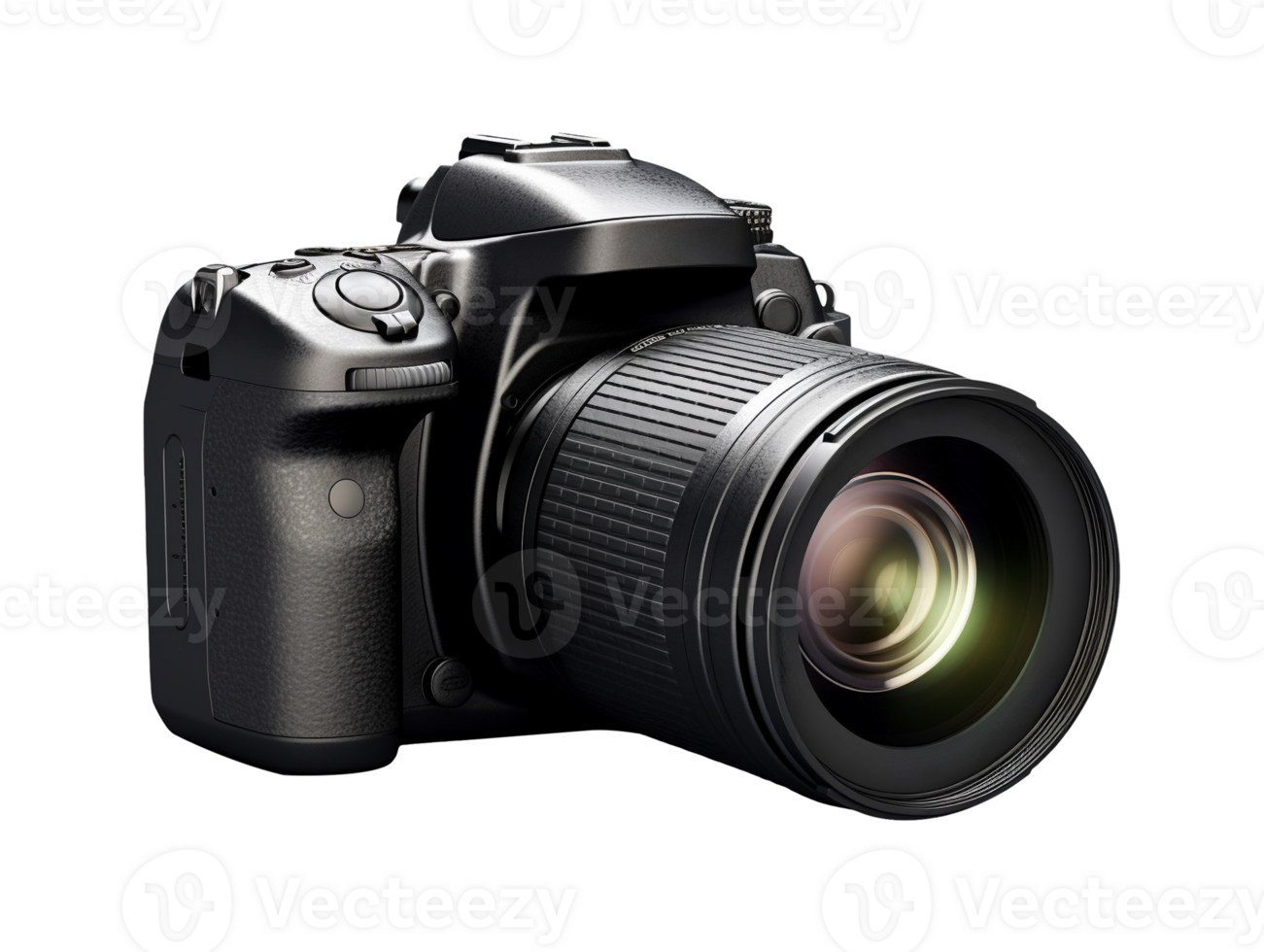 AI generated Dslr photo camera object png photo