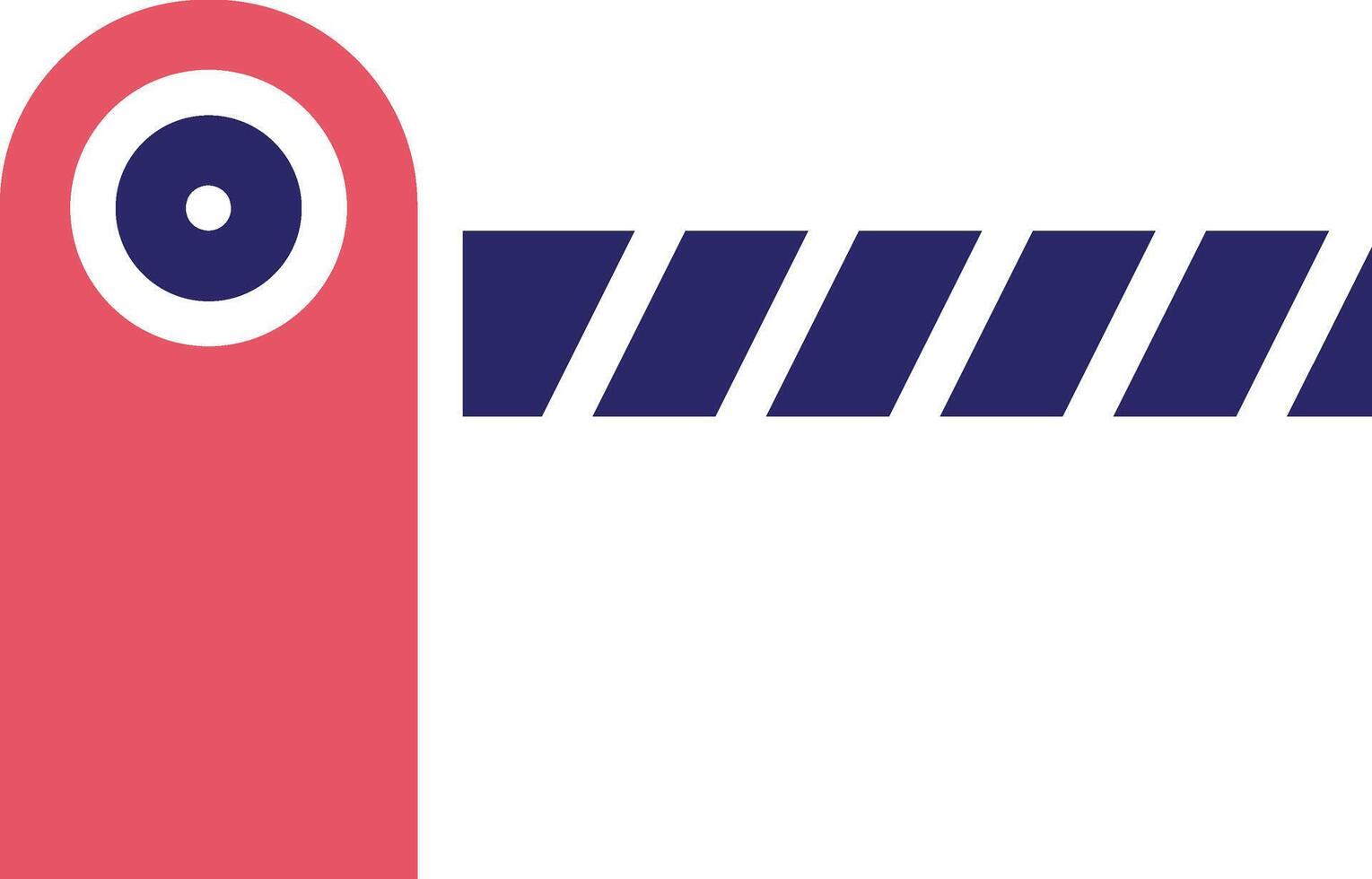 Parking Barrier Vector Icon