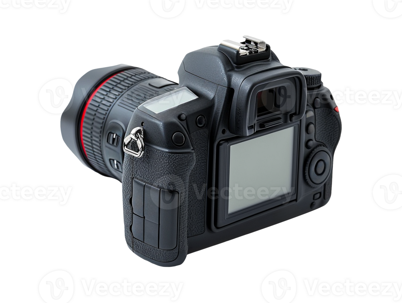 AI generated Dslr photo camera object png photo