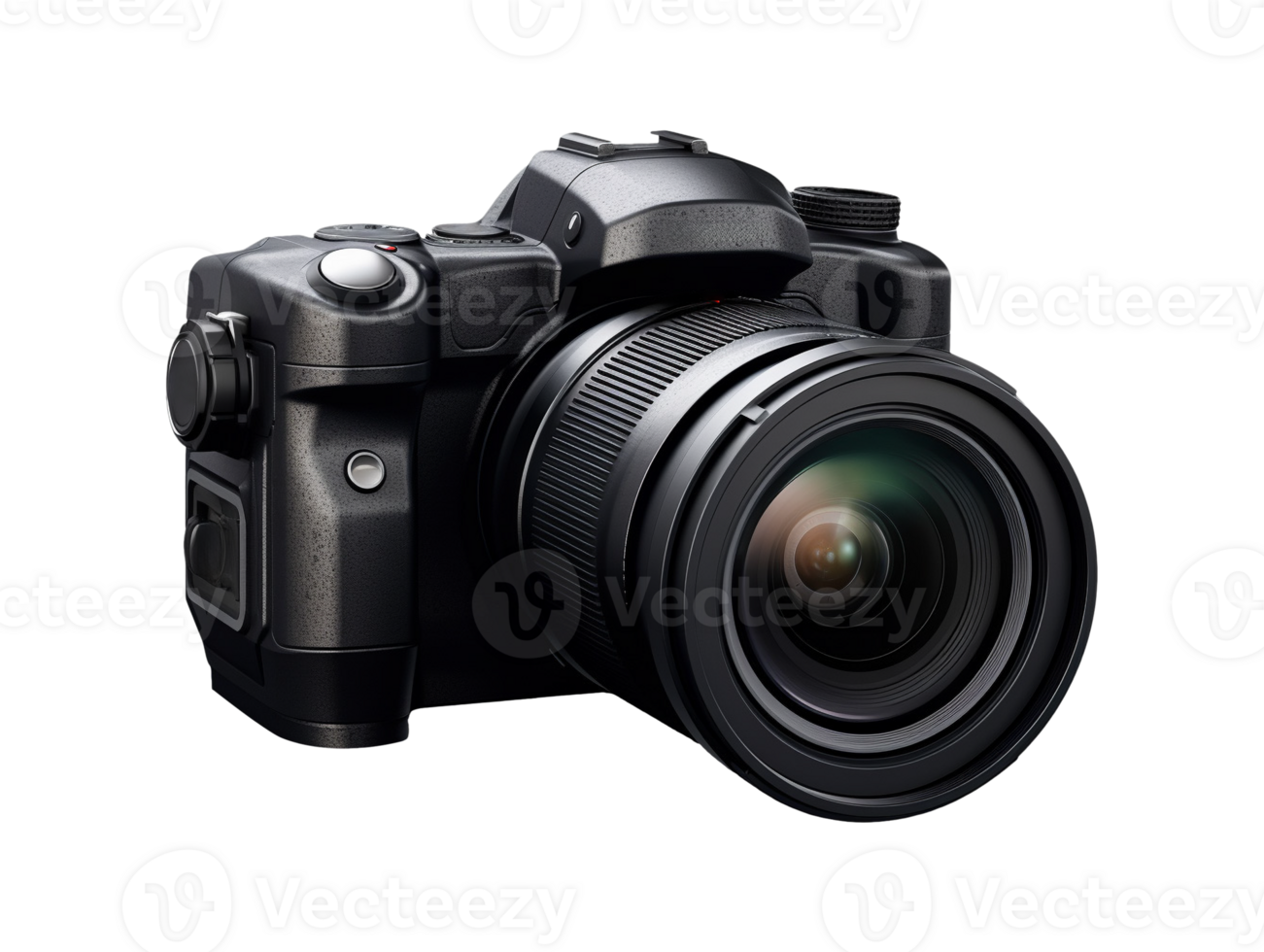 AI generated Dslr photo camera object png photo