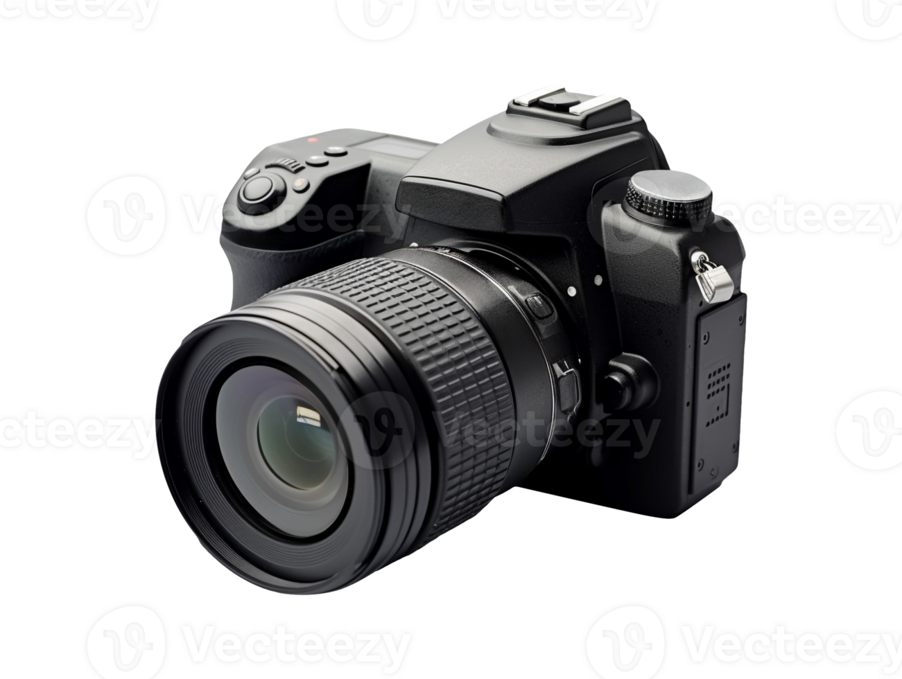 AI generated Dslr photo camera object png photo