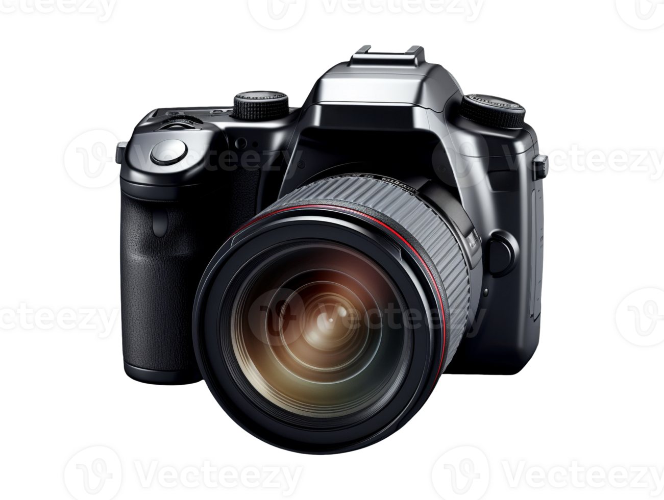 AI generated Dslr photo camera object png photo