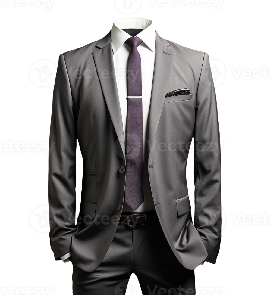 AI generated Man's suit jacket object png file