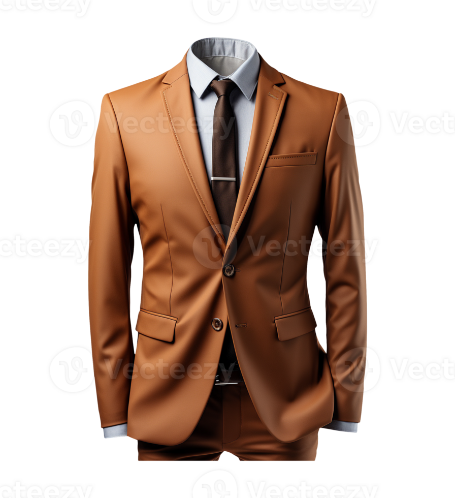 AI generated Man's suit jacket object png file