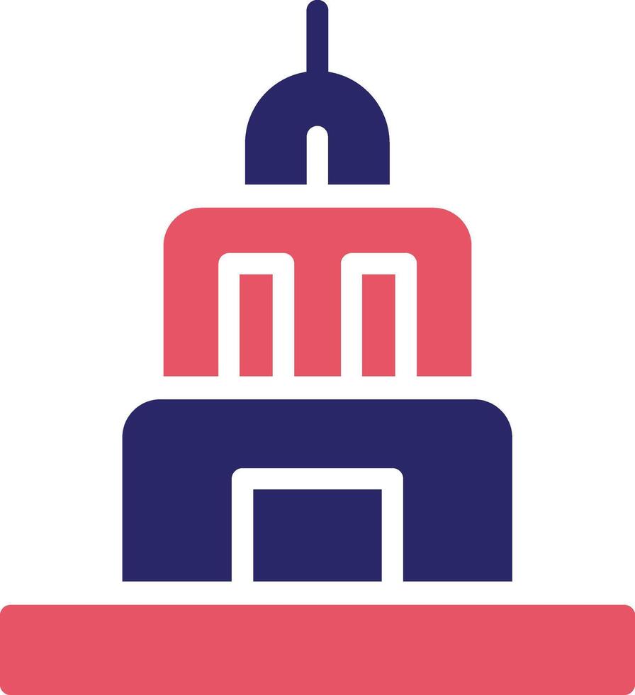 Old Building Vector Icon