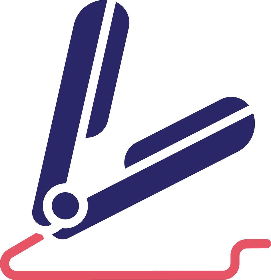 Hair Iron Vector Icon