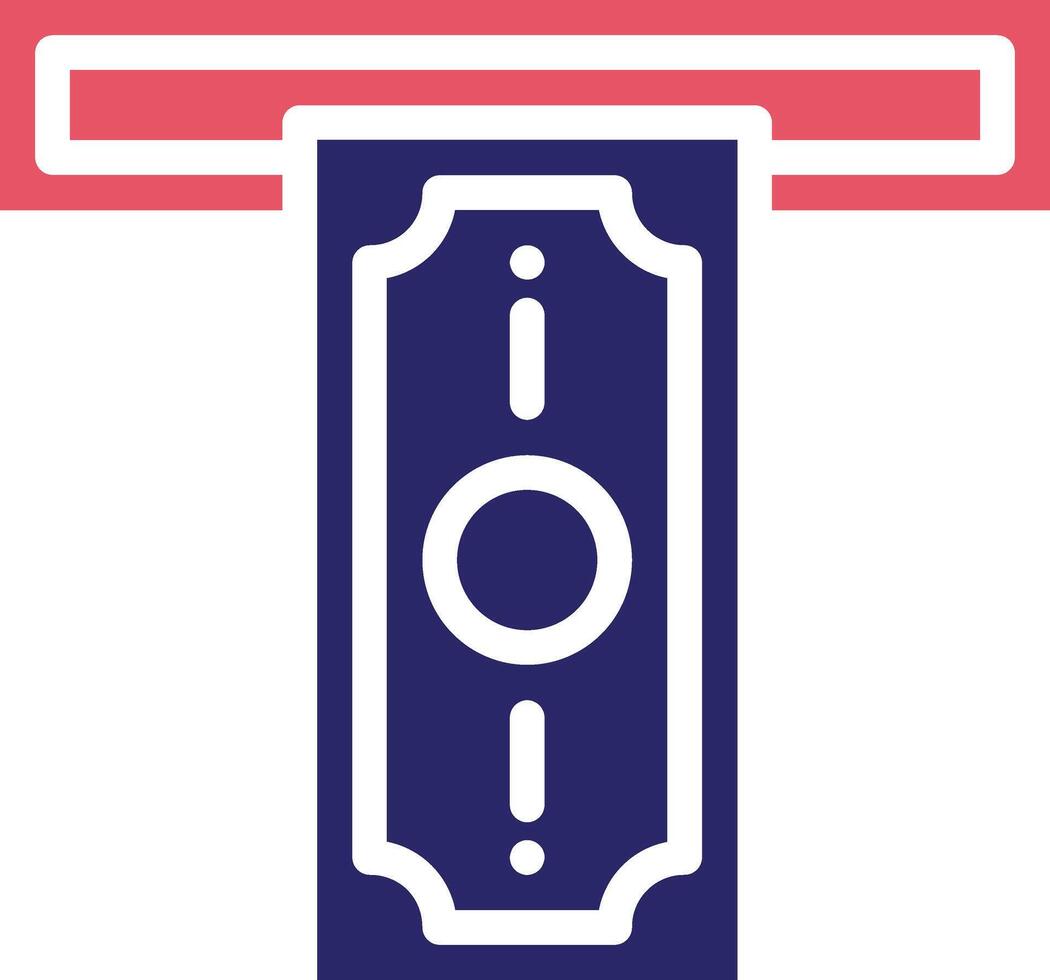Cash Withdrawal Vector Icon