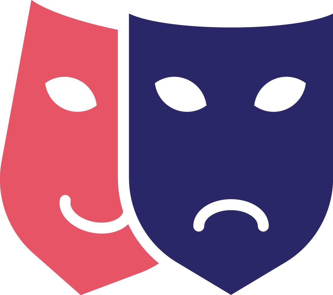 Theatre Mask Vector Icon