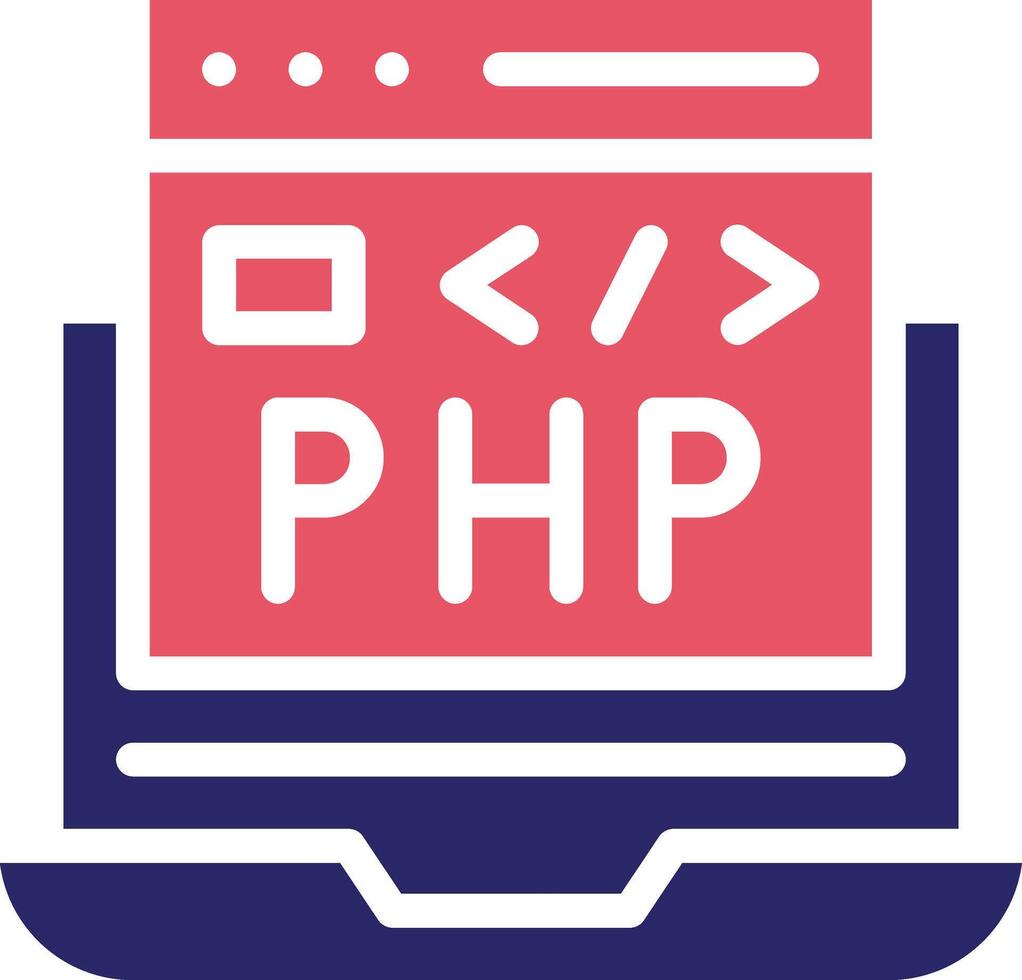 PHP Coding Vector Icon