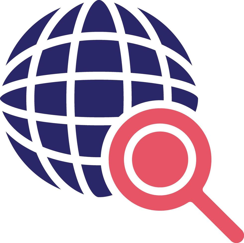 Global Search Vector Icon