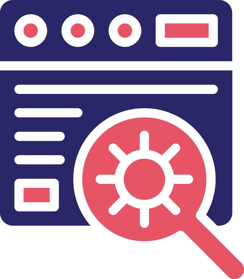 Website Bug Vector Icon