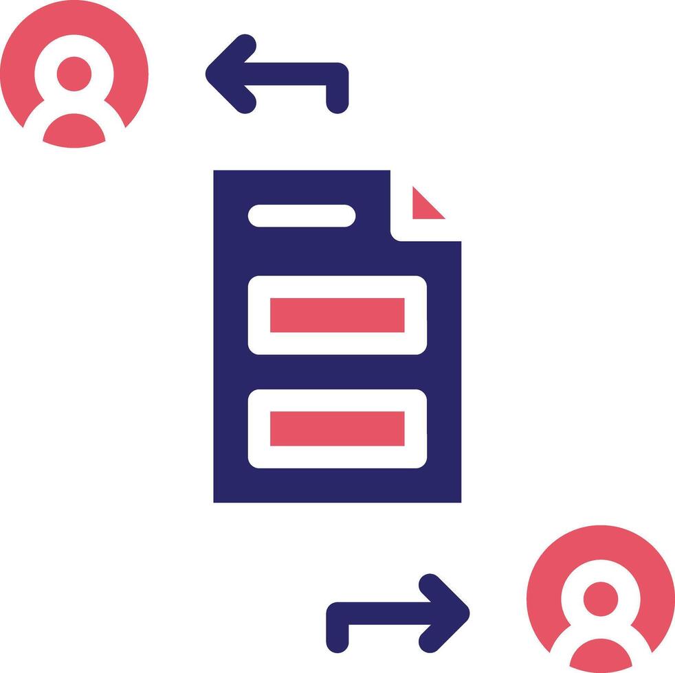 File Sharing Vector Icon