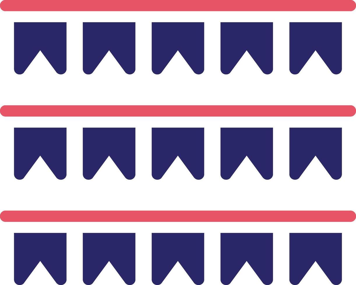 Bunting Vector Icon